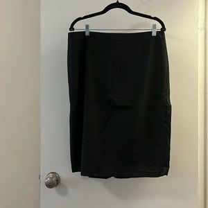 NWT Elie Tahari fully lined black skirt size 14